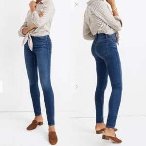 Madewell Curvy High Rise Skinny Hourglass Dark Wash Hayes Jeans 26
